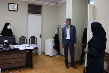 بازدید دکتر دانائی رئیس دانشگاه علوم پزشکی استان سمنان از بیمارستان 15 خرداد مهدیشهر99.05.15 